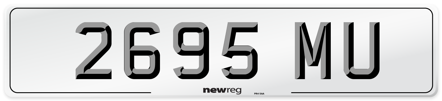 2695 MU Number Plate from New Reg